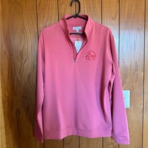 Peter Millar Sport 1/4 Zip Maker’s Mark S IV Logo Mens M NWT